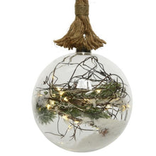Load image into Gallery viewer, Lumineo Micro LED 10cm Ball Decoration with Rope
