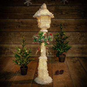 Noma Warm White Tinsel Lamp Post 90cm