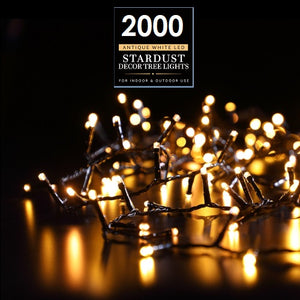 2000 Noma Stardust Random Twinkling Décor Christmas Tree Lights