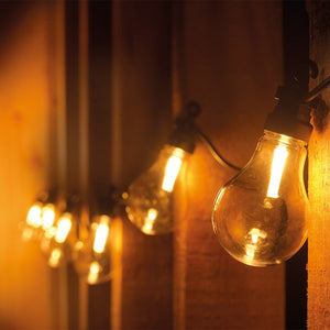 20 Warm White Connectable Festoon Party Lights