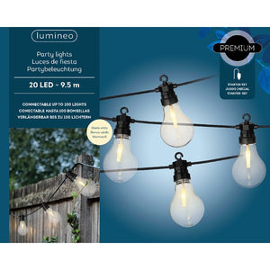 20 Warm White Connectable Festoon Party Lights