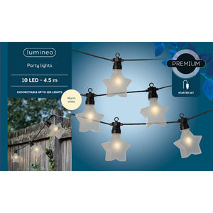 10 Connectable Christmas Star Party Lights