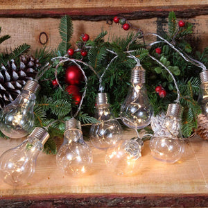 Noma Battery Operated 8 Vintage Style Bulb Lights
