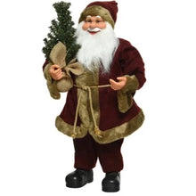 Load image into Gallery viewer, Standing Santa with Christmas Tree 45cm
