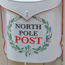 Load image into Gallery viewer, Handmade Vintage Style Christmas North Pole Post Box
