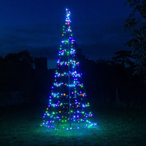 Noma Starry Nights Spectrum App Controlled 2m Pole Tree