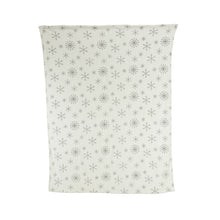 Load image into Gallery viewer, White Christmas Snowflake Throw
