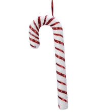 Load image into Gallery viewer, Large Glitter Candy Cane Hanging Decoration 52cm
