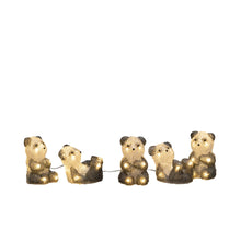 Load image into Gallery viewer, Konstsmide Acrylic Pandas 5 Piece LED Light Set
