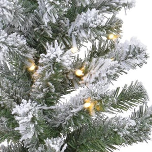 Snowy Imperial Mini Christmas Tree in Hessian Bag LED