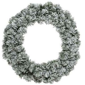 Snowy Imperial Wreath 60cm