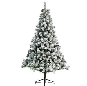 Kaemingk Snowy Imperial Pine Christmas Tree 7ft/210cm