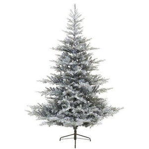 Everlands Frosted Grandis Fir Christmas Tree 7ft/210cm
