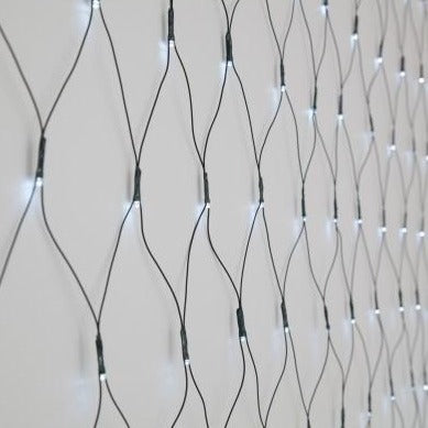 Noma 240 White LED Net Lights Battery Operated