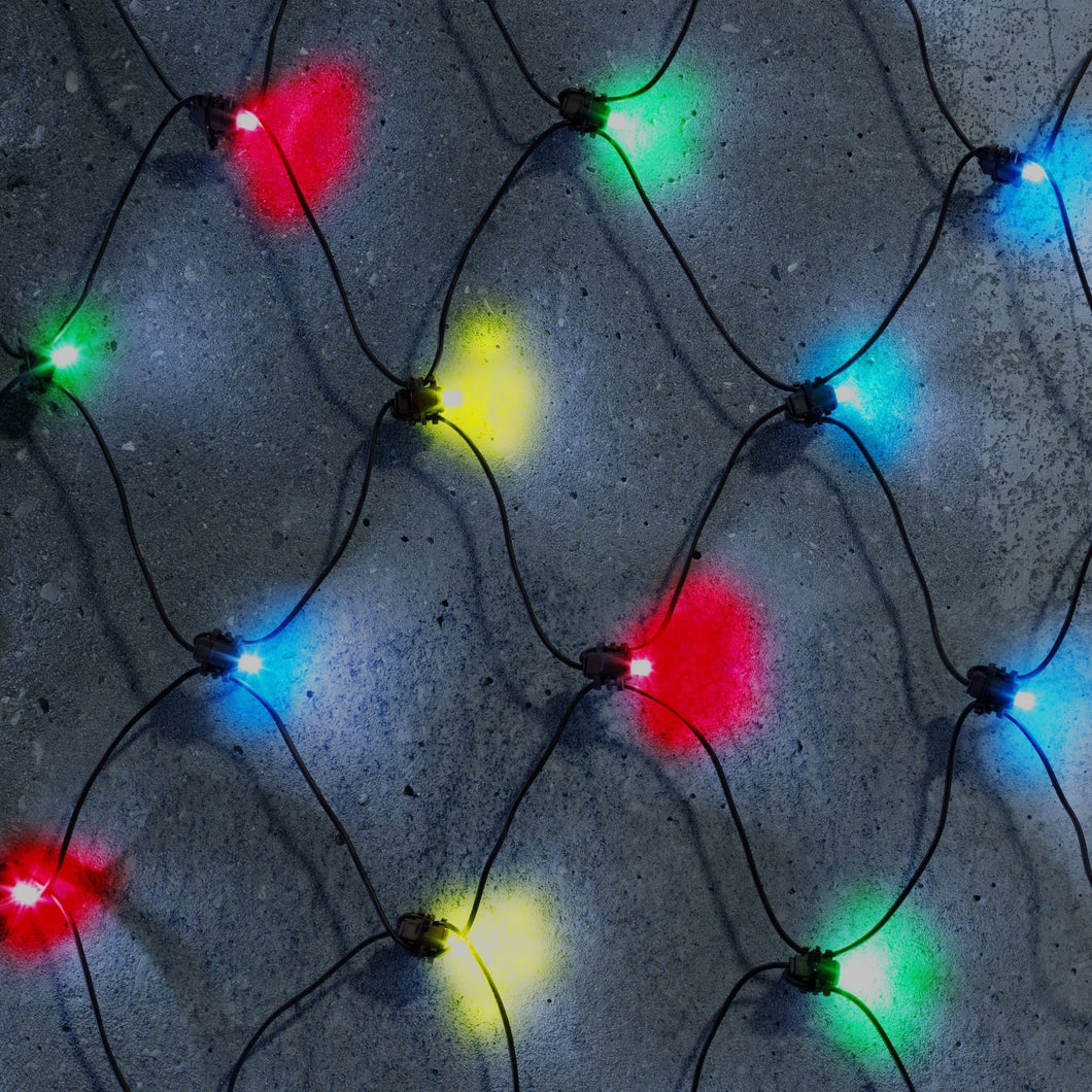Noma 160 Multicolour LED Net Lights Battery Operated