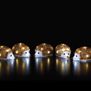 Noma 5 Acrylic Hedgehog Festive Light Chain