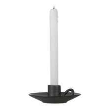 Load image into Gallery viewer, Grey Porcelain Winkie Christmas Candle Holder
