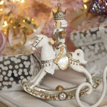 Load image into Gallery viewer, Nutcracker on Rocking Horse Decoration
