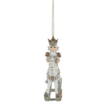 Load image into Gallery viewer, Nutcracker on Rocking Horse Decoration
