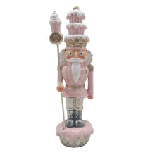 Load image into Gallery viewer, Christmas Pink Cupcake Nutcracker 16cm
