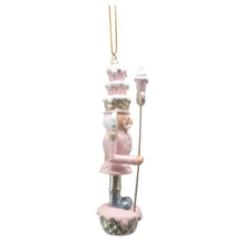 Load image into Gallery viewer, Christmas Pink Hanging Cupcake Nutcracker 11cm
