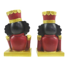 Load image into Gallery viewer, Red Nutcracker Stocking Hangers set of 2
