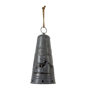 Rustic Style Large Christmas Metal Bell