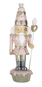 Christmas Pink Nutcracker Decoration Set