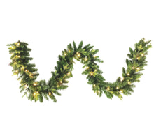 Load image into Gallery viewer, St Moritz Fir 9ft/270cm Warm White Lit Garland
