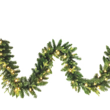 Load image into Gallery viewer, St Moritz Fir 9ft/270cm Warm White Lit Garland
