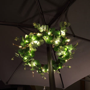 Noma Eucalyptus Wreath with Warm White LED's