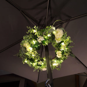 Noma Floral Wreath with Warm White LED's