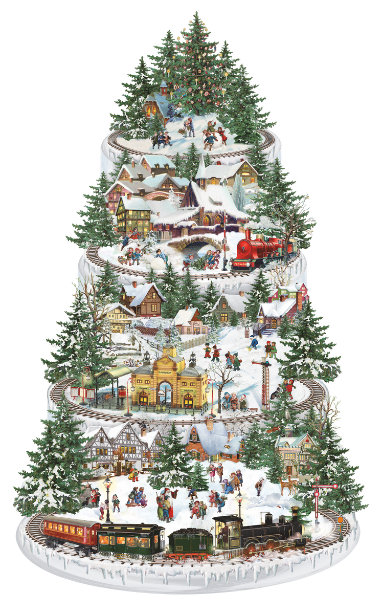 Coppenrath Christmas Railway Advent Calendar