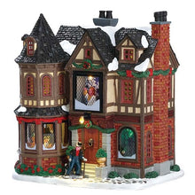 Load image into Gallery viewer, Lemax Scrooge&#39;s Manor Christmas Village Animated Musical Decoration
