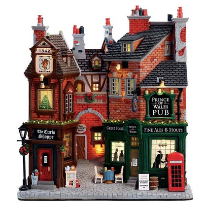 Lemax English Lane Caddington Village Christmas Façade