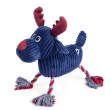 Load image into Gallery viewer, Christmas Reindeer Rope Legs Dog Toy
