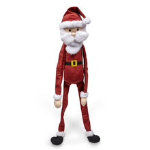 Load image into Gallery viewer, Father Christmas Crinkle Leg Dog Toy
