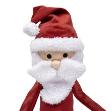 Load image into Gallery viewer, Father Christmas Crinkle Leg Dog Toy
