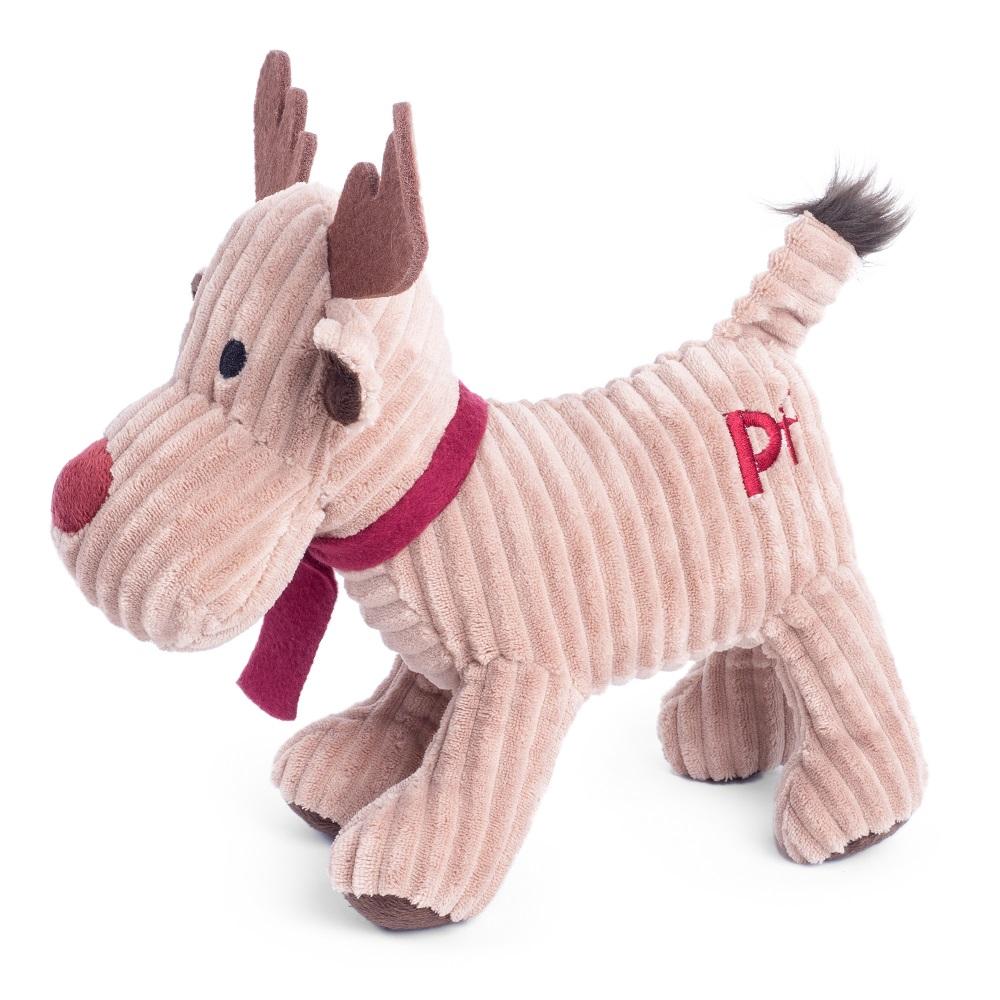 Christmas Reindeer Cord Dog Toy