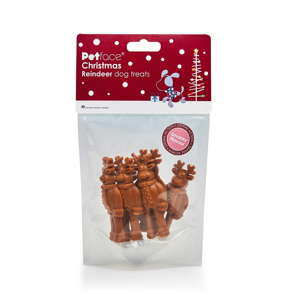 6 Piece Christmas Reindeer Dog Treats