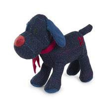 Load image into Gallery viewer, Christmas Midnight Tweed Freddi Dog Toy
