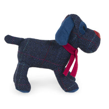 Load image into Gallery viewer, Christmas Midnight Tweed Freddi Dog Toy
