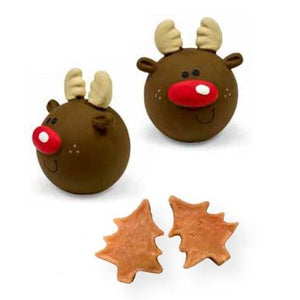 Latex Reindeer Dog Toy and Treat
