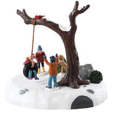 Load image into Gallery viewer, Lemax Tire Swing Twirl Christmas Village Table Accent
