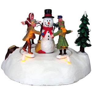 Lemax Merry Snowman Christmas Village Animated Decoration