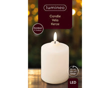 Load image into Gallery viewer, Outdoor LED Cream Church Candle 12.5cm
