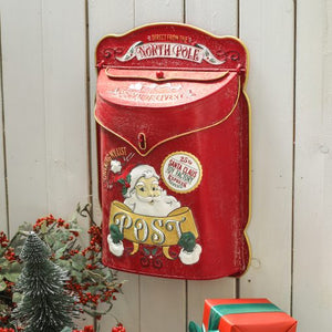 Letter To Santa Vintage Style Christmas Post Box