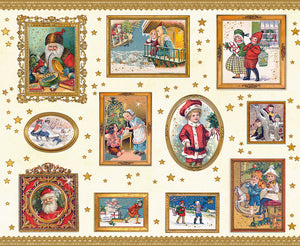 Coppenrath Victorian Stlye Christmas Sticker Book with Gold Foiling