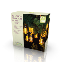Load image into Gallery viewer, Noma 10 Edison Style Bulb Light Set Battery Operated
