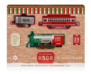 Christmas Train Set With Sound 23 Piece